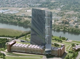 Noul sediu al Băncii Centrale Europene are suficiente birouri doar pentru jumătate din angajați