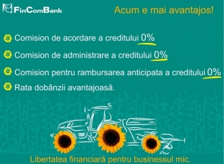 FinComBank oferă fermierilor ambiţioşi o toamnă bogată de reduceri