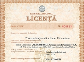 9 bănci comerciale din Moldova au primit licențe de societate de investiții de categoria „C”