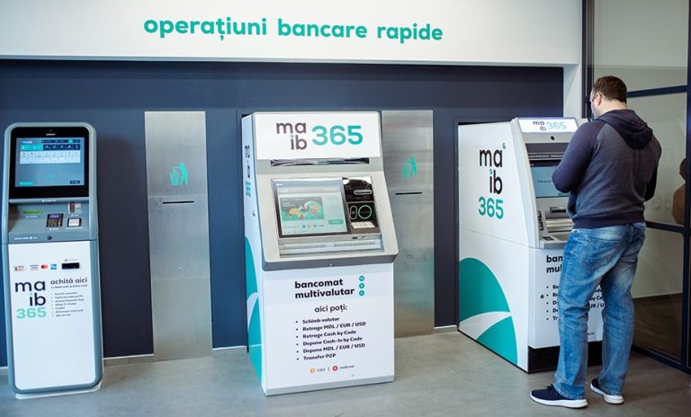 Depui numerarul fără să mai stai la casierie: maib extinde rețeaua de terminale CDM