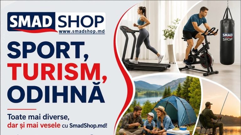 Sport, turism, odihnă – toate mai diverse și mai vesele cu smadshop.md